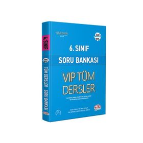 6. Sınıf VIP Tüm Dersler Soru Bankası - Editör Yayınları Komisyon