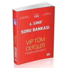 6. Sınıf VIP Tüm Dersler Soru Bankası - Editör Yayınları