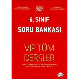 6. Sınıf VIP Tüm Dersler Soru Bankası - Editör Yayınları