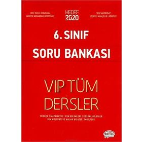 6. Sınıf VIP Tüm Dersler Soru Bankası - Editör Yayınları