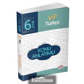 6. Sınıf VIP Türkçe Konu Anlatımlı Editör Yayınları
