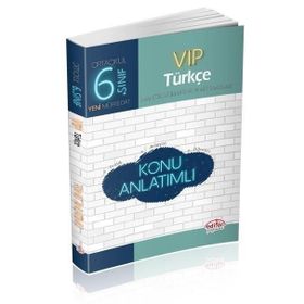 6. Sınıf VIP Türkçe Konu Anlatımlı Editör Yayınları