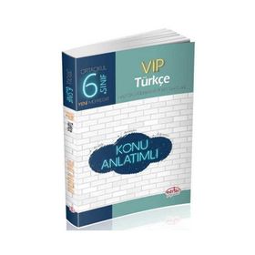 6. Sınıf VIP Türkçe Konu Anlatımlı Editör Yayınları