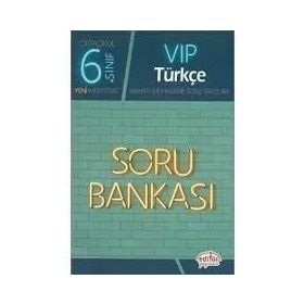 6. Sınıf VIP Türkçe Konu Anlatımlı Editör Yayınları