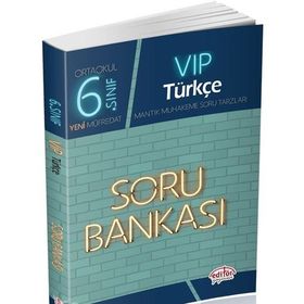 6. Sınıf VIP Türkçe Soru Bankası Editör Yayınları