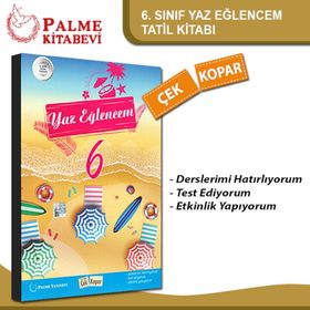6. Sınıf Yaz Eğlencem Tatil Kitabı Palme Yayınları
