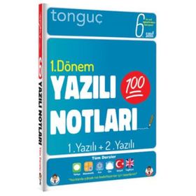 6. Sınıf Yazılı Notları 1. Dönem 1 ve 2. Yazılı-Tonguç Yayınları