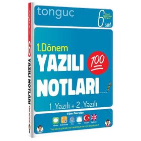 6. Sınıf Yazılı Notları 1. Dönem 1 ve 2. Yazılı-Tonguç Yayınları