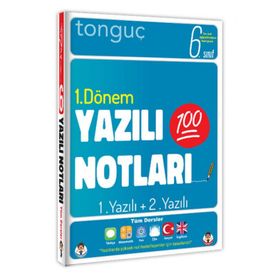 6. Sınıf Yazılı Notları 1. Dönem 1 ve 2. Yazılı-Tonguç Yayınları