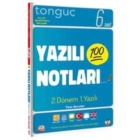 6. Sınıf Yazılı Notları 2. Dönem 1. Yazılı Notları-Tonguç Akademi Yayınları