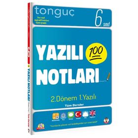 6. Sınıf Yazılı Notları 2. Dönem 1. Yazılı Notları-Tonguç Akademi Yayınları
