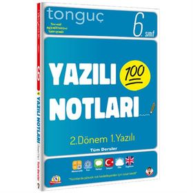 6. Sınıf Yazılı Notları 2. Dönem 1. Yazılı Notları-Tonguç Akademi Yayınları