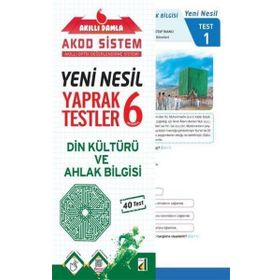 6. Sınıf Yeni Nesil Akıllı Damla Din Kültürü Ve Ahlak Bilgisi Yaprak Testler-Damla Yayınları
