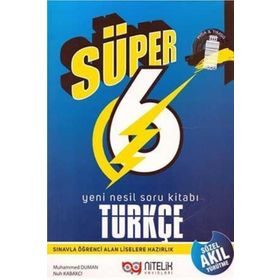 6.Sınıf Yeni Nesil Süper Türkçe Soru Bankası-Nitelik Yayınları