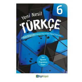 6. Sınıf Yeni Nesil Türkçe Bilgiküpü Yayınları