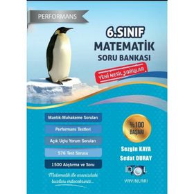 6.Sınıf Yüksek Performans Matematik Yeni Nesil Soru Bankası-İdol yayınları