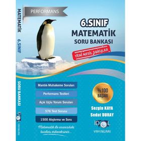 6.Sınıf Yüksek Performans Matematik Yeni Nesil Soru Bankası-İdol yayınları