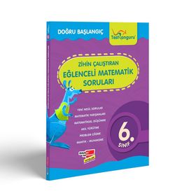 6. Sınıf Zihin Çalıştıran Eğlenceli Kanguru Matematik Soruları Dikkat Atölyesi Yayınları