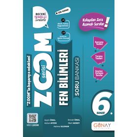 6. Sınıf Zoom Fen Bilimleri Soru Bankası-Günay Yayınları