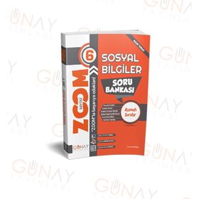 6.Sınıf Zoom Serisi Sosyal Bilgiler Soru Bankası-Günay Yayınları