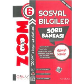6. Sınıf Zoom Sosyal Bilgiler Soru Bankası-Günay Yayınları