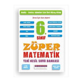 6. Sınıf Züper Matematik Yeni Nesil Soru Bankası-Platon Yayınları