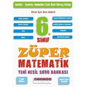 6. Sınıf Züper Matematik Yeni Nesil Soru Bankası-Platon Yayınları