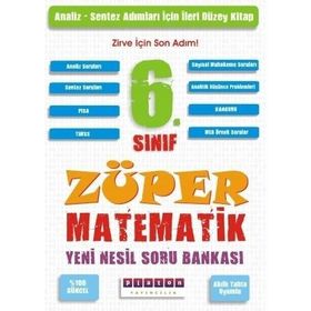 6. Sınıf Züper Matematik Yeni Nesil Soru Bankası-Platon Yayınları