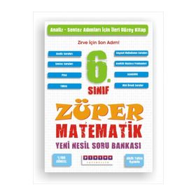 6. Sınıf Züper Matematik Yeni Nesil Soru Bankası-Platon Yayınları