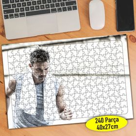 6 Sporcu Erkek Atletik Vücut 240 Parça Puzzle Yapboz