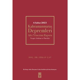 6 Şubat Kahramanmaraş Depremleri Timaş Yayınları