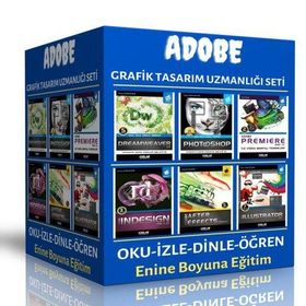 6 Süper Kitap Adobe Grafik Tasarım Uzmanlığı Seti