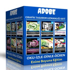 6 Süper Kitap Adobe Grafik Tasarım Uzmanlığı Seti