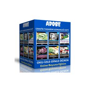6 Süper Kitap Adobe Grafik Tasarım Uzmanlığı Seti