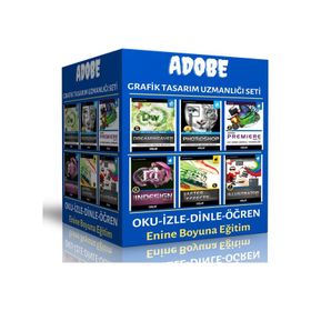 6 Süper Kitap Adobe Grafik Tasarım Uzmanlığı Seti