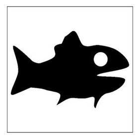 60 cm Balık Folyo Sticker