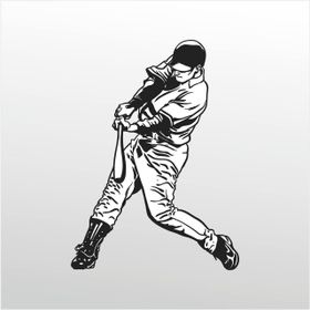 60 cm Beyzbol Folyo Sticker