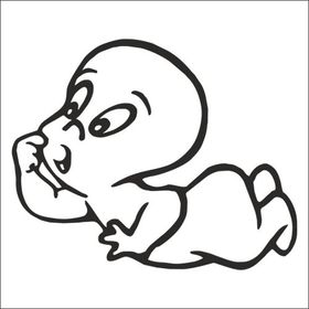 60 cm Casper Folyo Sticker