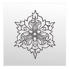 60 cm Çiçek Deseni Folyo Sticker