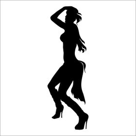 60 cm Dansçı Folyo Sticker