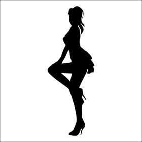 60 cm Dansçı Folyo Sticker