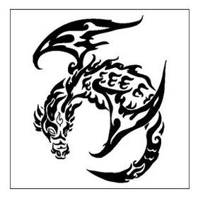 60 cm Ejderha Folyo Sticker