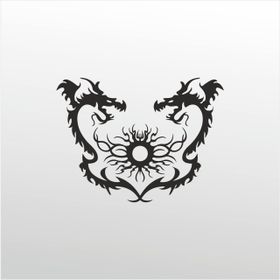 60 cm Ejderhalar Folyo Sticker