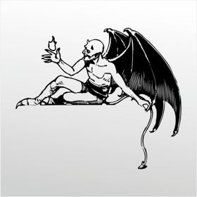 60 cm Folyo Şeytan Sticker