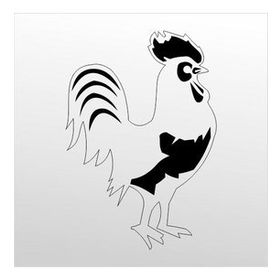 60 cm Horoz Folyo Sticker