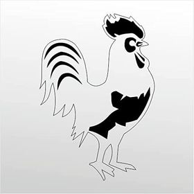 60 cm Horoz Folyo Sticker