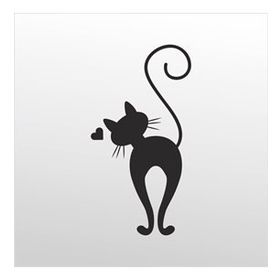 60 cm Kedi Folyo Sticker