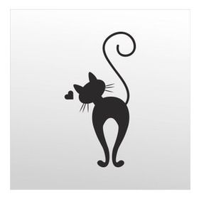 60 cm Kedi Folyo Sticker