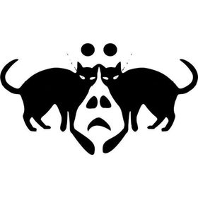 60 cm Kedili Hayalet Folyo Sticker
