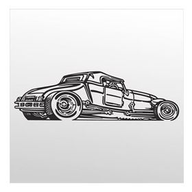 60 cm Klasik Araba Folyo Sticker